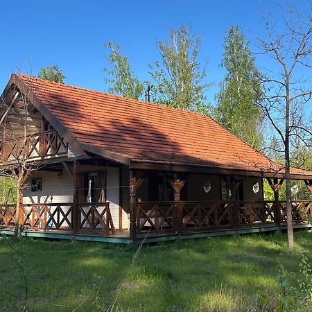 Jagodowy Zakatek, Caloroczny Dom Na Wylacznosc W Lesie, Balia, Cisza, Kominek, Weranda, Stawy Tuczna Buitenkant foto