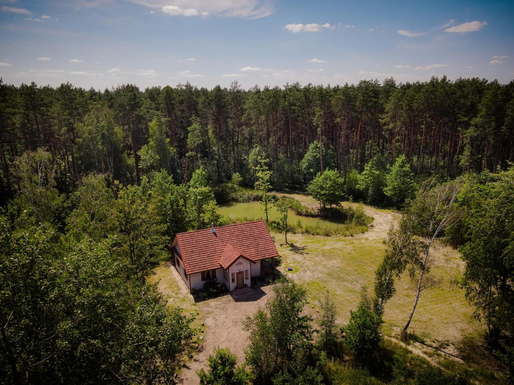 Jagodowy Zakatek, Caloroczny Dom Na Wylacznosc W Lesie, Balia, Cisza, Kominek, Weranda, Stawy Tuczna Buitenkant foto