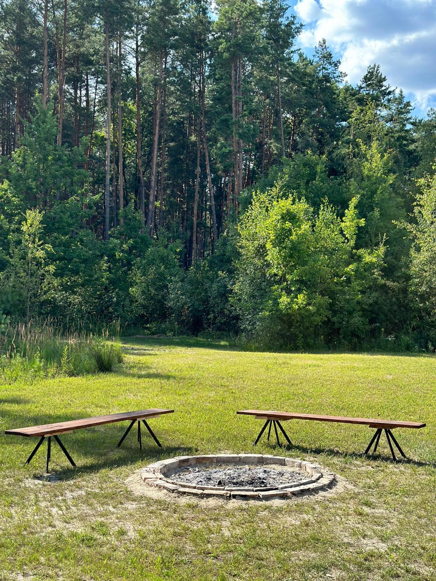 Jagodowy Zakatek, Caloroczny Dom Na Wylacznosc W Lesie, Balia, Cisza, Kominek, Weranda, Stawy Tuczna Buitenkant foto